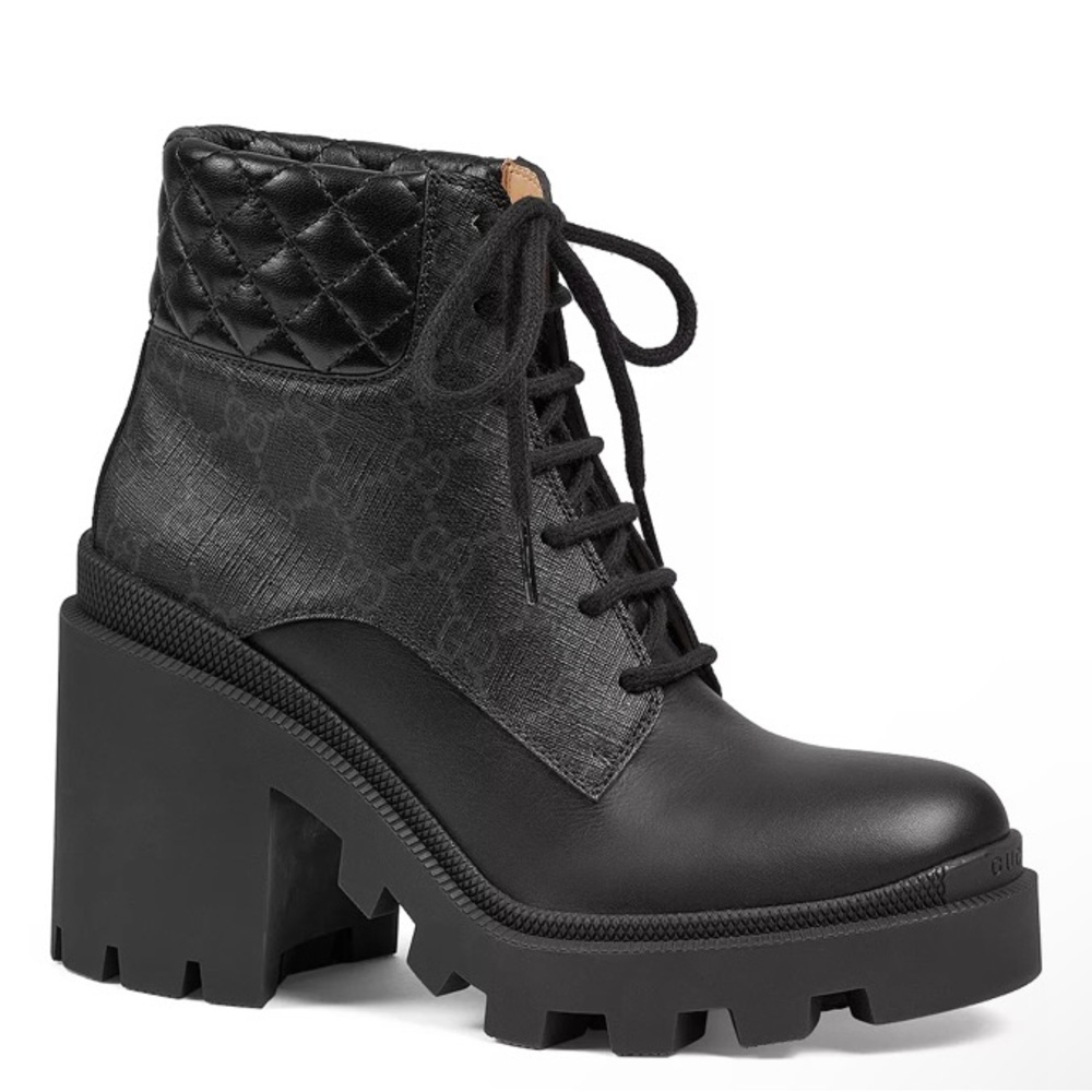 AUTHENTIC Gucci Black Heeled Boots PRICE IS FIRM